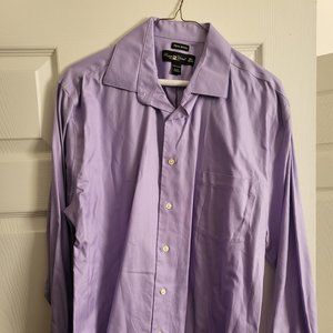 Purple/Pink Button Up Shirt, 16.5/32-33